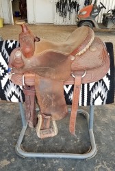 15.5&quot; Teskeys Competition Series Roping Saddle