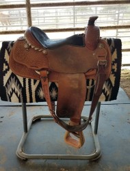 15&quot; Teskeys Competition Series Roping Saddle